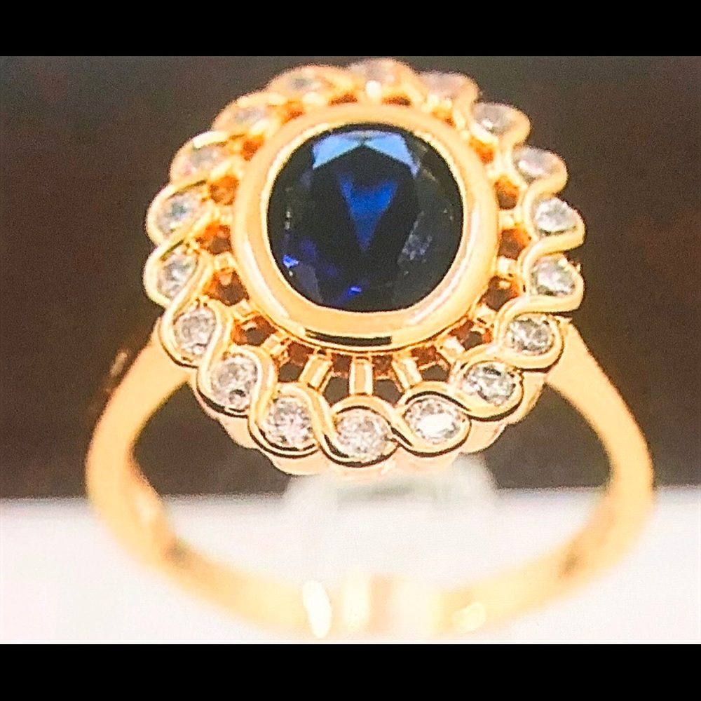 Solid 14k Gold  Ring with Stamps